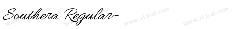 Southera Regular字体转换 Southera Regular字体转换